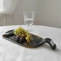 Блюдо Mazhura Бутылка Vine MZ-719754 коричневое