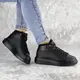 Кеды женские зимние Fashion Rover 2235 40 размер 25 см Черный