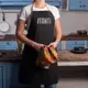 Фартук "#яжмать", Черный, русский