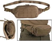 Тактична сумка-бананка Mil-tec Fanny Pack Molle ЗСУ 13512519 6653 23,5х6х12 см койот