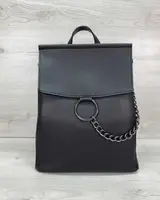 Сумка-рюкзак женская «Марио» черная