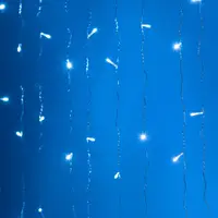 Гірлянда Водоспад 3х2 м 210 LED (480 L) лампочок світлодіодна прозорий дріт 10 ниток 8 режимів Білий 1733047W