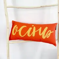 Подушка для дивана бархатная Осінь 50х24 см (52BP_22U016)