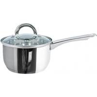 Ківш зі скляною кришкою Gusto Solo GT-1203-14 14 см 0.9 л
