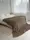 Плед Dushka Home Шарпей Полоска 4 см 21783 200х230 см коричневый