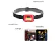Налобный фонарик headlamp 10w COB, красный
