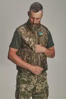 Жилетка демісезонна 100 без капюшона піксель