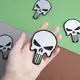 Шеврон на липучке Череп Карателя Punisher Каратель 6,5х9 см вышитый патч нашивка