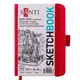 Скетчбук для рисования Santi 743181 10х15 см 100 листов красный