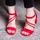 Женские босоножки Fashion Abilene 2734 40 размер 25,5 см Красный