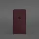 Кожаный чехол для iPhone 13 Бордовый Crazy Horse