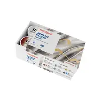 Акрилова фарба металік Набір 3001 Brushme AP3001 6 кольорів