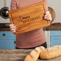 Дошка для нарізки "Happy holidays" S, англійська
