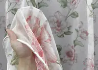 Тюль батист, колекція "Flora". Колір різнобарвний. Код 1867т