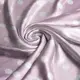 Ткань плательная атлас шелк стрейч горошок фрез