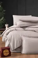 Сімейна Постільна Білизна La Romano Premium Satin 300TC Lucca Violet 160х220см (2 шт)