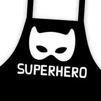 Підлітковий фартух з написом, бавовна Superhero (супергерой) 64х44 см
