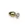 Анальная пробка из металла с кристаллом Gold Heart Diamond, S