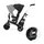 Велосипед детский трехколесный с родительской ручкой KiderKraft EASYTWIST Black / Коляска толокар для ребенка