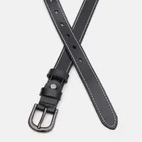 Жіночий ремінь шкіряний Borsa Leather CV1ZK-007bl-black