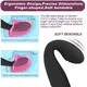 Вагинальный вибратор для точки G "Flamingo", чёрный, 10 режимов вибрации
