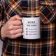 Кружка "100% любовь" именная, Черный, русский, Деревянная подарочная коробка с гравировкой, 330 мл