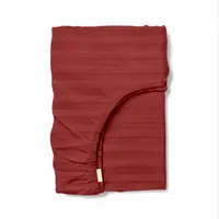 Простыня сатин на резинке для коляски и люльки 40x80 BURGUNDY