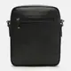 Мужская кожаная сумка Borsa Leather K18112bl-black