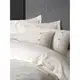 Постельное белье евро Arya Saheser Сатин жаккард Perla AR-A107301-cream 200х220 см кремовое