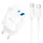 Адаптер сетевой HOCO Type-C to Type-C Cable Stage dual port charger set C105A |1USB/1Type-C, 20W/3A, PD/QC|