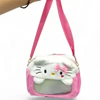 Сумочка KUROMI/КУРОМІ з прозорими елементами, 26x26 см (БУЗКОВИЙ)