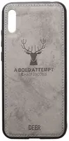 Чехол-накладка TOTO Deer Shell With Leather Effect Case Huawei Y6 2019 Grey