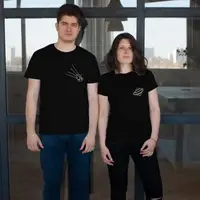 Футболки парные "Мой Космос", Черный, XXL, XXL
