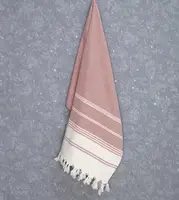 Полотенце банное Arya Bergama A107294-Burgundy 90х180 см бордовое