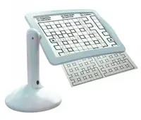 Лупа ручна з LED підсвічуванням і збільшувальним склом HLV Brighter Viewer EL-1060 White
