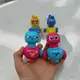 Машинка заводная "Зверюшка", со свистком (красная)