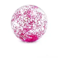 Пляжний мʼячик "Glitter" (рожевий) 51 см