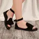 Женские босоножки Fashion Wally 2974 39 размер 25 см Черный