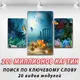 Картины модульные в детскую комнату, 60х90 см, (40x25-2/60x35)