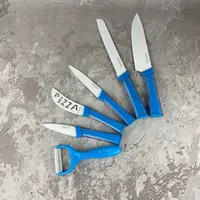 Набор ножей Kitchen King KK-25-6W-Blue 6 предметов голубой