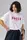 Женская футболка oversize с надписью Vogue - белый цвет, S