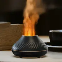 Увлажнитель воздуха портативный Kinscoter DQ-705 Volcano аромадифузор электрический эффект пламени Черный ПРИМЯТАЯ КОРОБКА