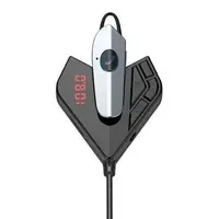 Трансмитер FM V11 BT с Bluetooth гарнитурой модулятор, блютуз фм передатчик для автомагнитолы