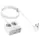 Удлинитель сетевой HOCO Descanso 2-socket PD with telescopic Type-C cable desktop charger AC28 |1USB/2Type-C, 45W/3A|