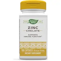 Витамины и минералы Nature's Way Zinc Chelate, 100 капсул
