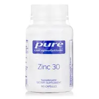 Витамины и минералы Pure Encapsulations Zinc 30 mg, 180 капсул