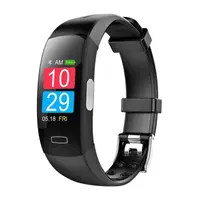 Умный фитнес браслет Jiks Fit с тонометром и измерением ЭКГ Черный