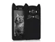 Силиконовый чехол для Samsung Galaxy J5 2016 / J510 - 3D Cat (Кот с усами), Черный