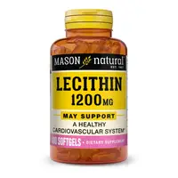 Натуральная добавка Mason Natural Lecithin 1200 mg, 100 капсул