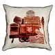Подушка с мешковины Багаж мага 45x45 см (45PHB_22S006)